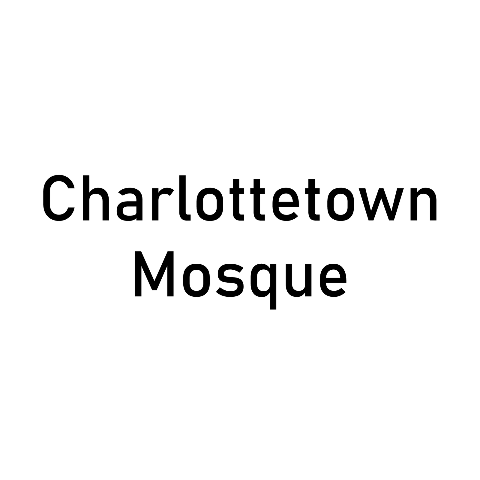 Charlottetown Mosque Logo